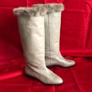 Taupe tall ladies boot